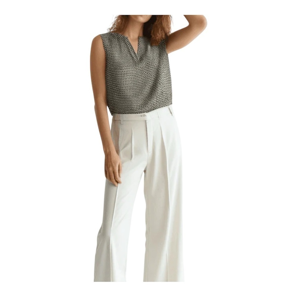 Adrianna Papell White Tunic Top